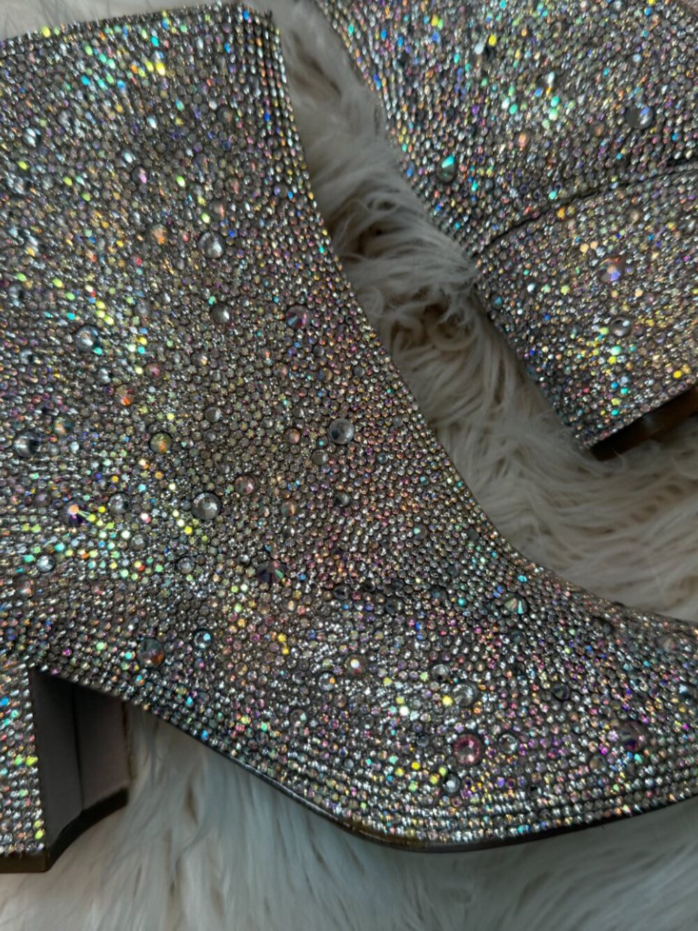 Betsy Johnson SB-Kyla Rhinestone Booties ~ Size 6 - Picture 7 of 8